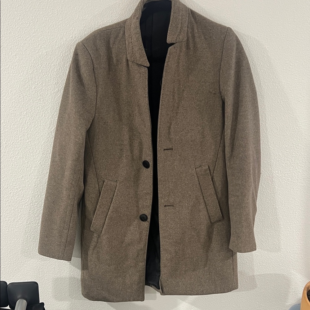 H&M Tan Trench Coat for Men